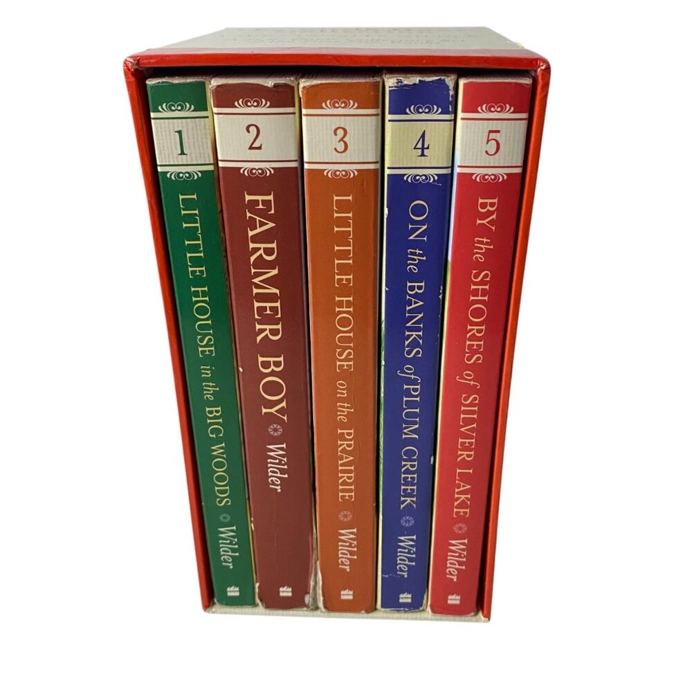 Little House Box Set Case Laura Ingalls Wilder Color Collectors Ed Illustrated‎